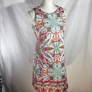 London Times Multicolor Patterned Mini Dress